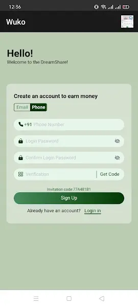 Screenshot of Wuko Tasks